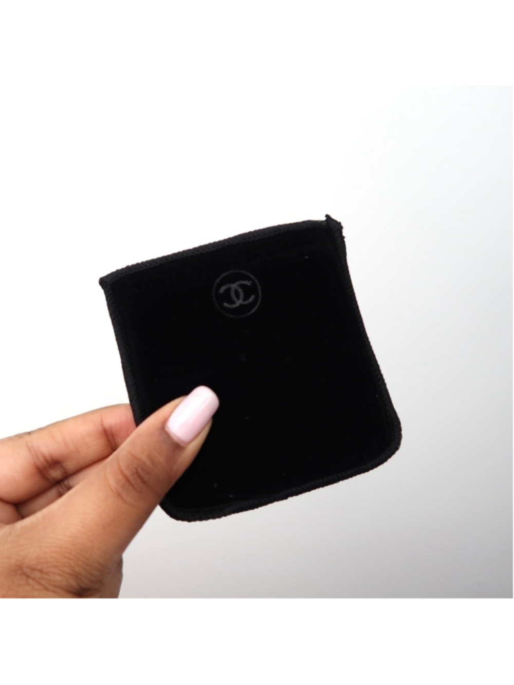 Chanel Double Mirror – Black with Velvet Pouch - Picture 6 of 6